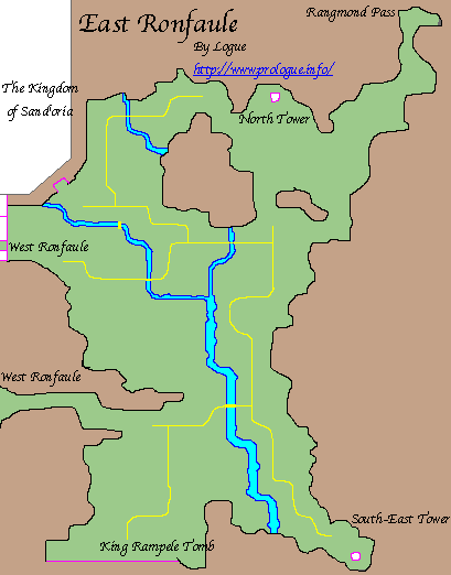 East Ronfaule Map